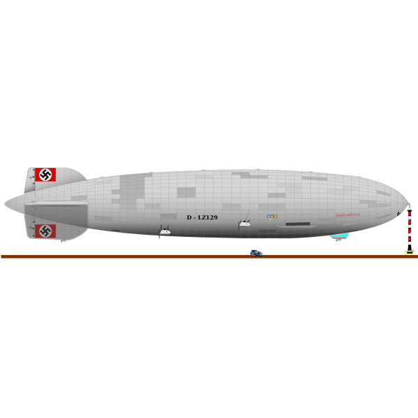 Zeppelin Vector Art Free Svg