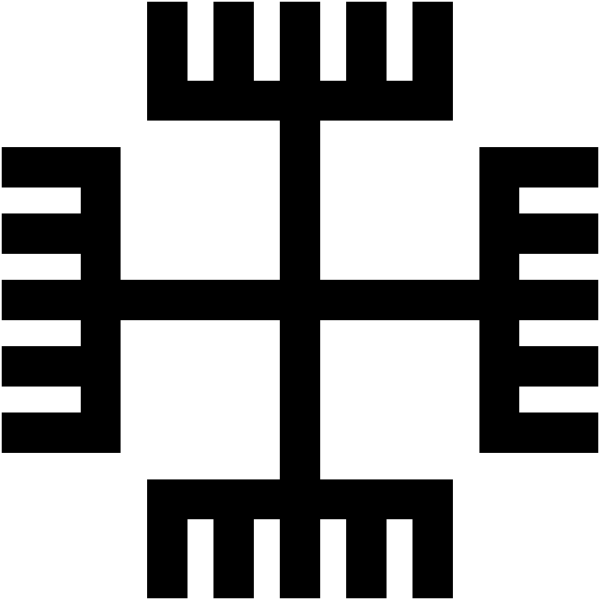 Hands of God vector symbol