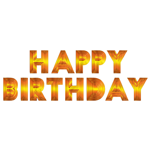 Happy Birthday Typography 10 | Free SVG