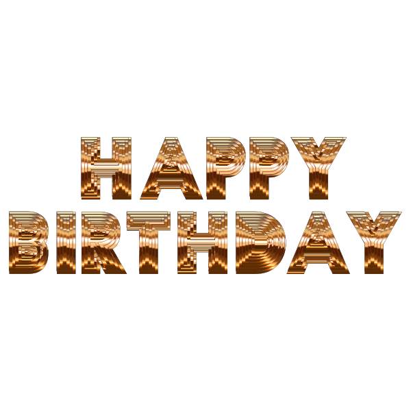 Happy Birthday Typography 8