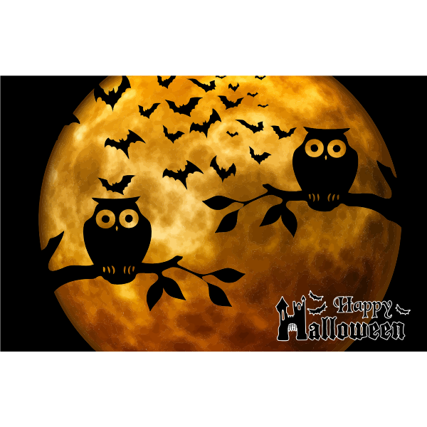 Halloween full Moon | Free SVG