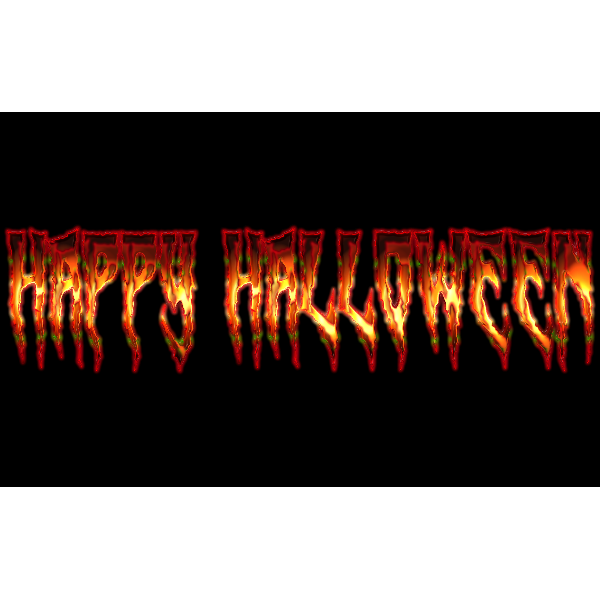 Happy Halloween Typography Enhanced