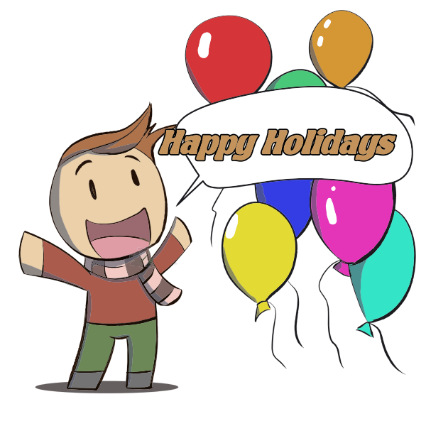 Download Happy holidays | Free SVG