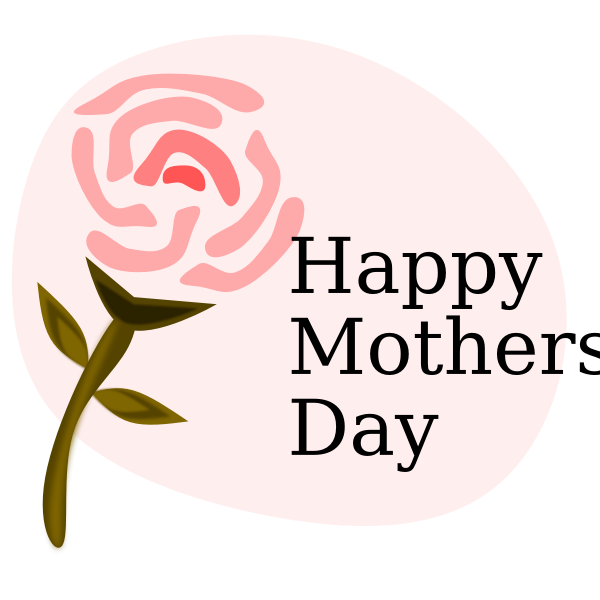 Download Happy Mother's Day congratulations card | Free SVG