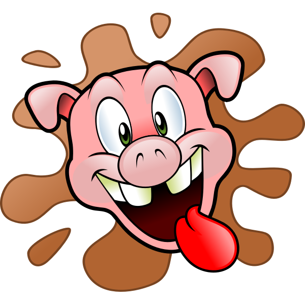 Download Happy pig's head | Free SVG