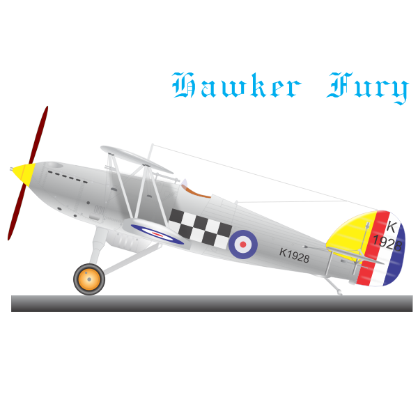 Hawker Fury biplane