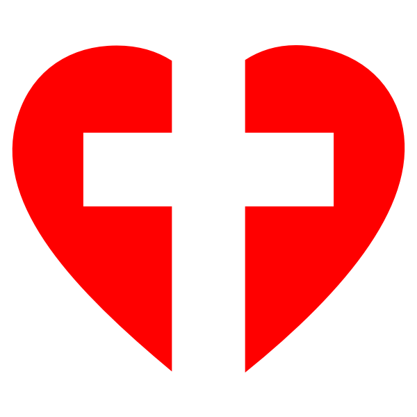 Download Heart Cross | Free SVG