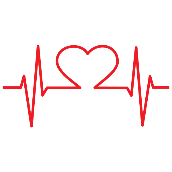 Electrocardiogram Heart | Free SVG