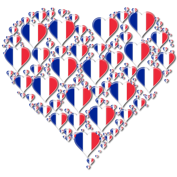 Heart France Fractal Enhanced 3