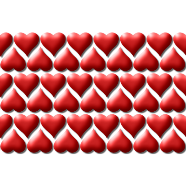 Heart pattern vector illustration