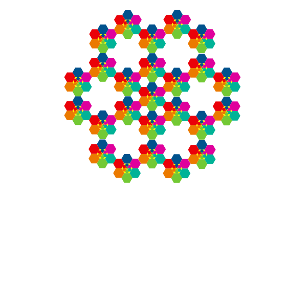 Hexagonal aiflower 10
