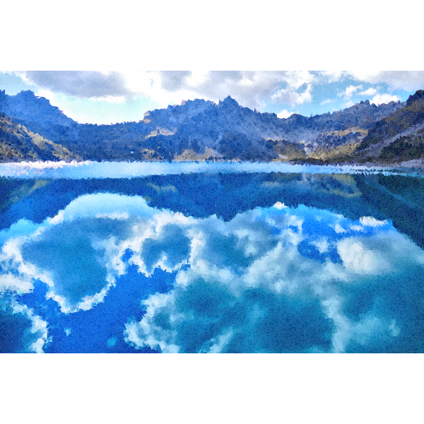 High Poly Luner Lake Austria