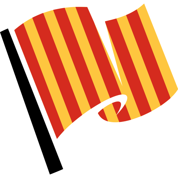 red-and-yellow-flag-free-svg