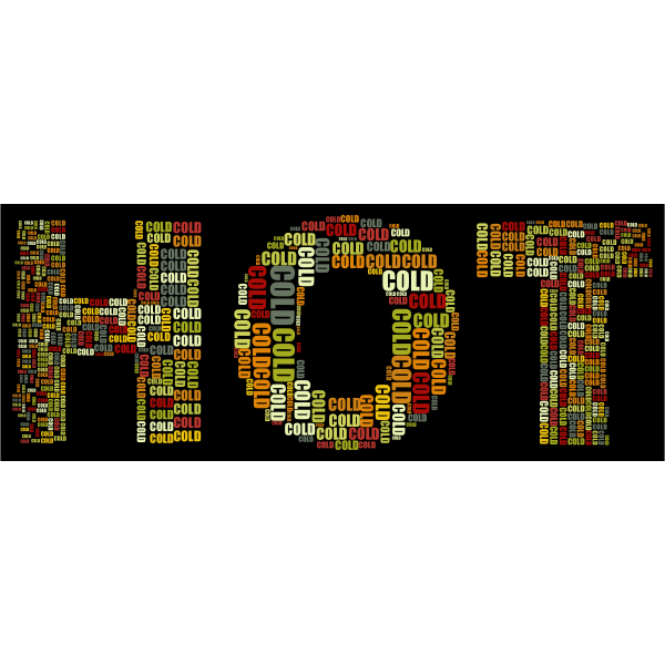 Hot And Cold Typography