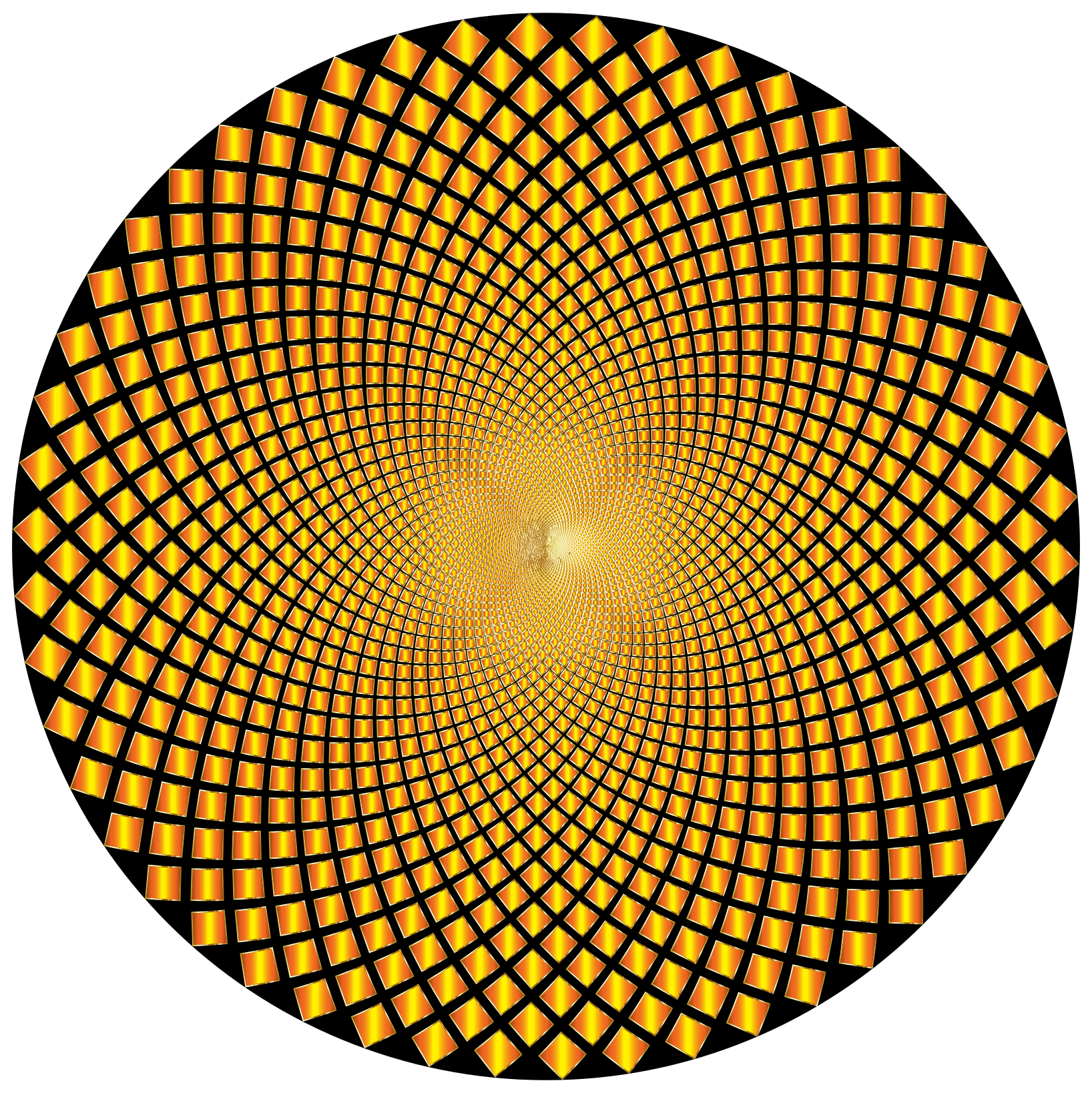 Hypnotic Checkerboard Vortex 6