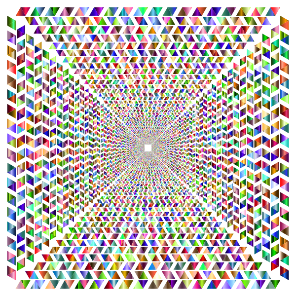 Hypnotic Triangular Vortex 5 No Background