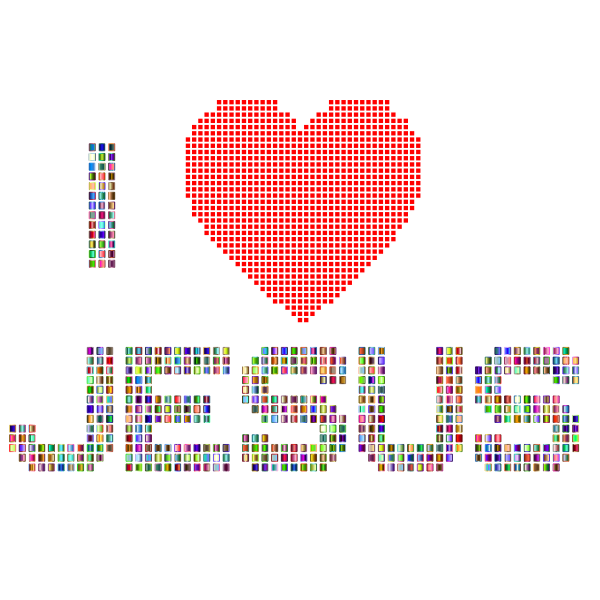 I Love Jesus message