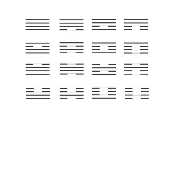 groups of i ching hexagrams by meanings