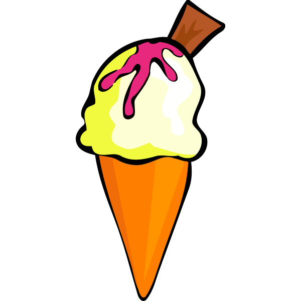 Icecream with topping