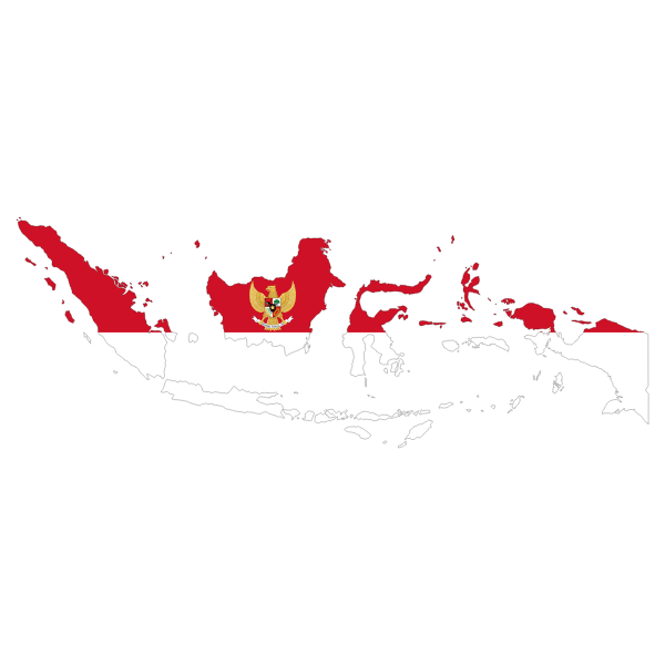 Indonesian map | Free SVG