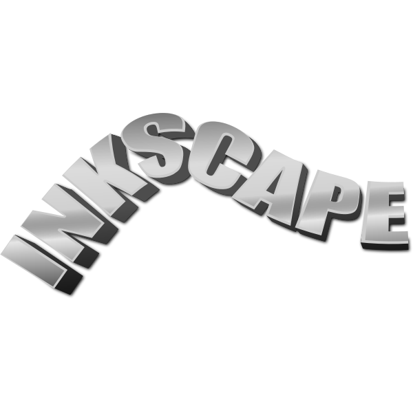 inkscape curved text