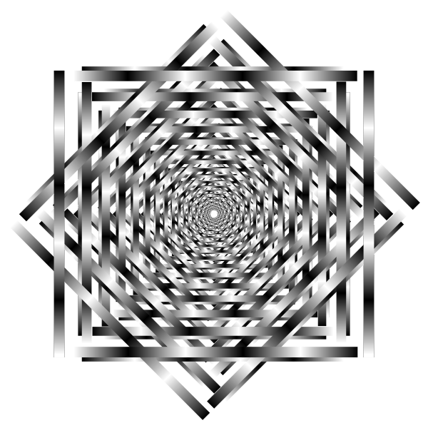 Interlocking Optical Illusion Vortex