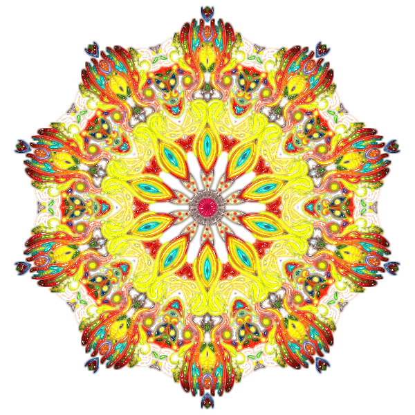 Intricate Colorful Pattern 3 Variation 2