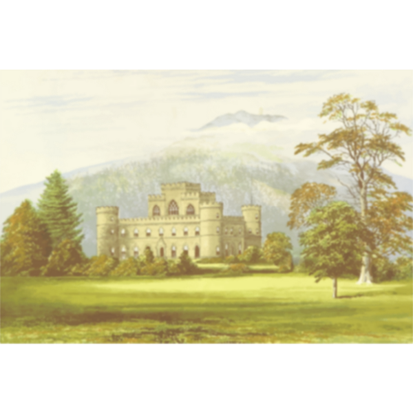 Inveraray Castle vector image