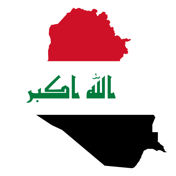 Iraq Map Flag