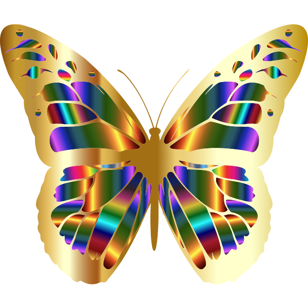 Iridescent Monarch Butterfly 11