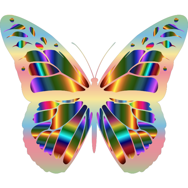 Iridescent Monarch Butterfly 16