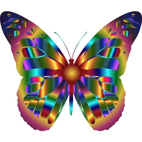 Iridescent Monarch Butterfly 3