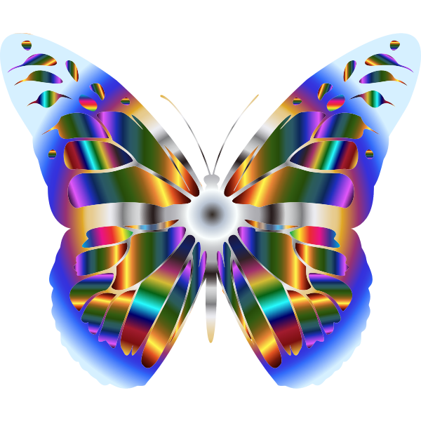 Iridescent Monarch Butterfly 4