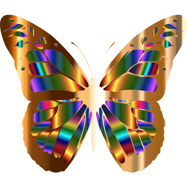 Iridescent Monarch Butterfly 7