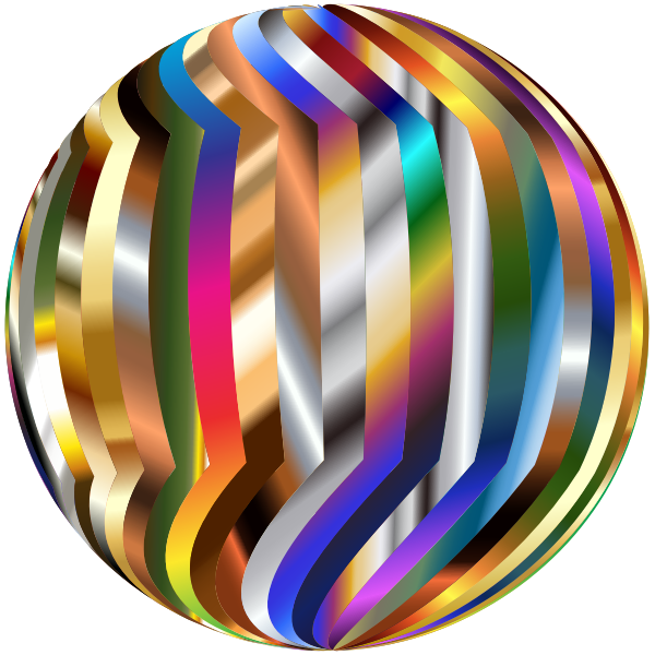 Irregular Colorful Sphere