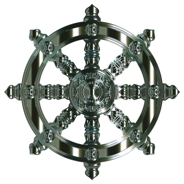 Ornate Dharma Wheel