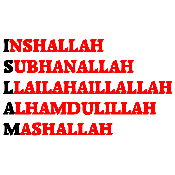 Islam Typography