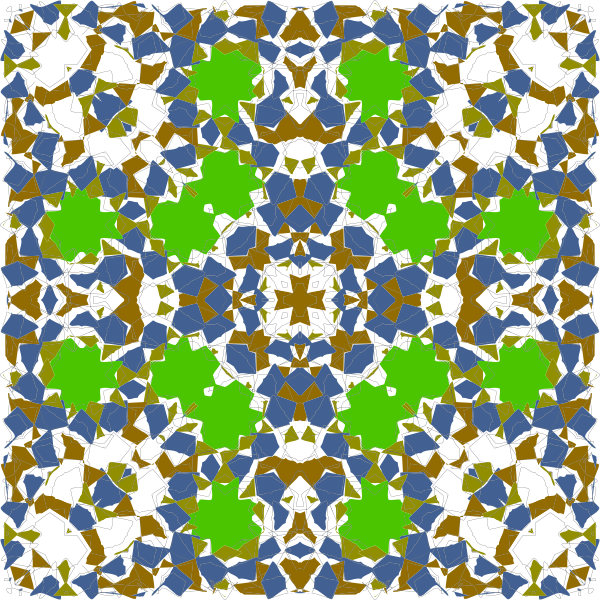 Islamic Geometric Tile 6 Free Svg