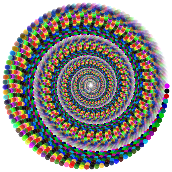 Spiralling shape pattern