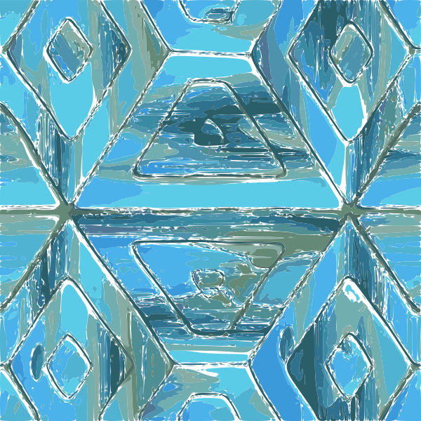 Turquoise Tile Pattern | Free SVG