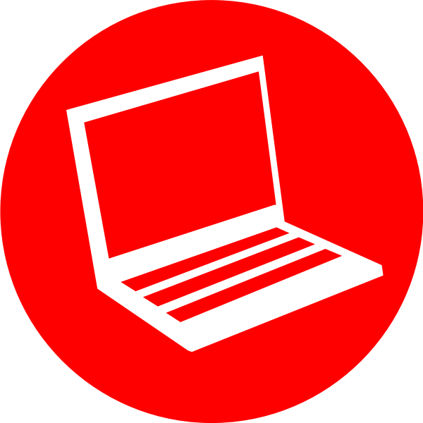 Laptop vector icon