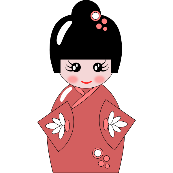 Kokeshi doll | Free SVG