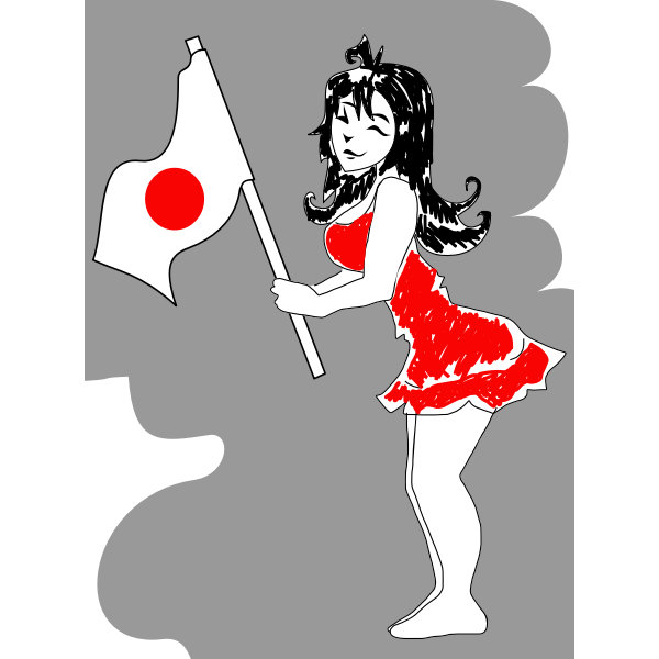 Japanese cheerleader image