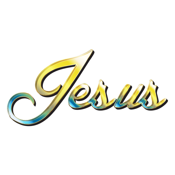 Jesus Chromatic Typography Enhanced