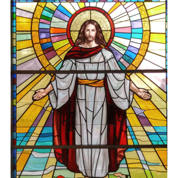 Jesus Stained Glass | Free SVG
