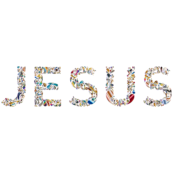 Jesus Typography 2 No Background