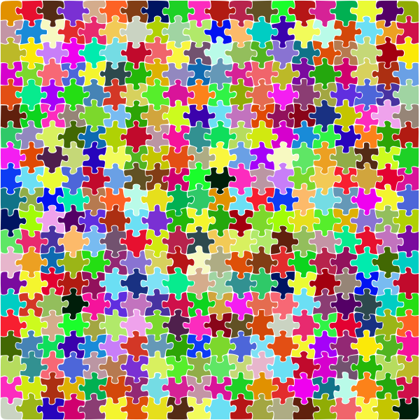 Jigsaw Colorful Pattern