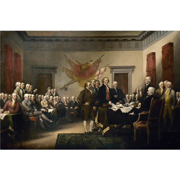 Declaration of Independence Painting