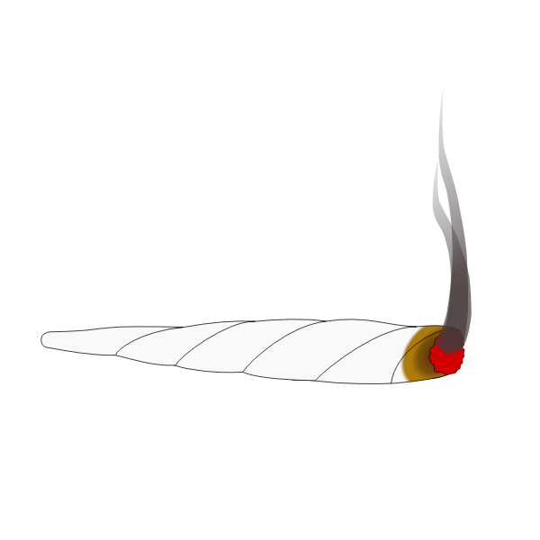 Animation of a Joint Cannabis