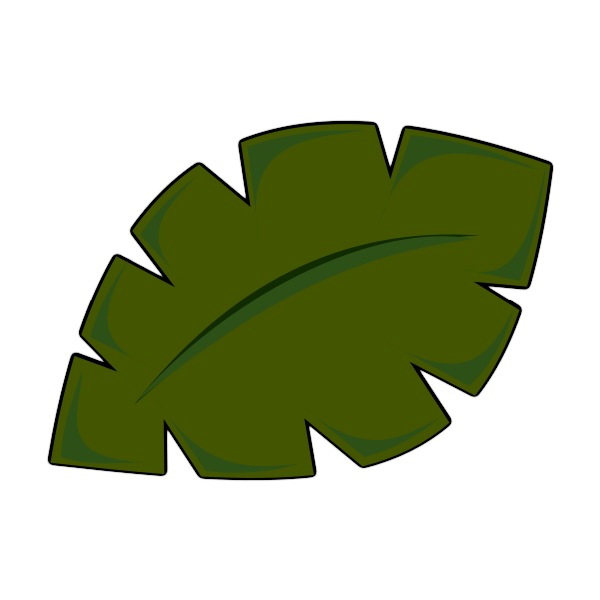 Vector image of leaf